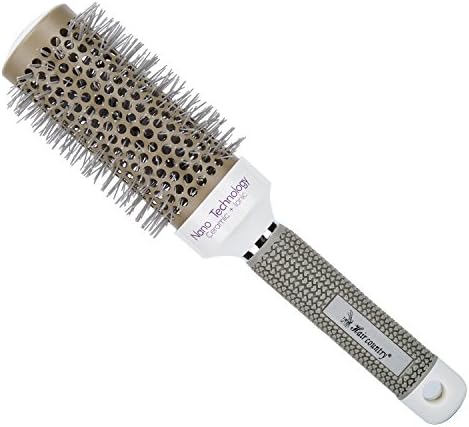 Minalo Anti Static Nano Ionic & Thermic Ceramic Hair Brush,Barrel Round,2 inch