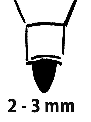 Sigel GL715 Glasboard-Marker weiß, Rundspitze 2 – 3 mm, 2 Stück, abwischbar - 5