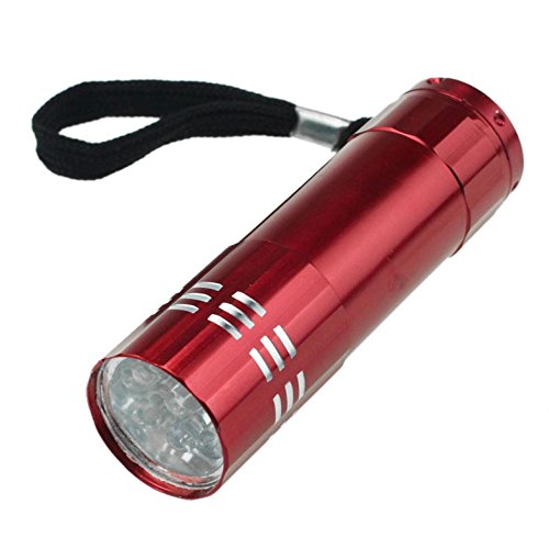Preisvergleich Produktbild LETTER® Kleine wasserdichte Licht LED Taschenlampe rote