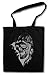 Produktbild GRIM REAPER II Shopper Reusable Hipster Shopping Cotton Bag Einkauftasche Einkaufstasche Tasche Stoff Stofftasche Jutebeutel Beutel  You belong to me The Death Skeleton Scythe Cloak Hood Skull