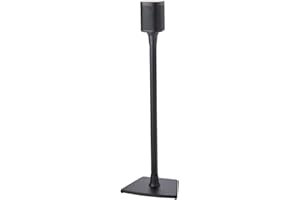 Sanus Wireless Speaker Stand designed for Sonos One, Play:1 and Play:3 - Single,Black