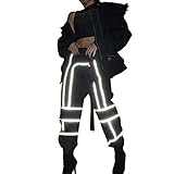 only overall kurz ❀ Damen shinning glanzen Disco Glitzer Leggings, elastische Taillenbund, glänzender Blick, and Wid Leg, stretch stil, Sieht so sexy und modisch aus.Hohe Taille zugeschnitten Machen Du Groß und schlank.