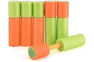 SINWIND Giocattoli Pistole ad Acqua, Acqua Pistola Squirt Pistola per Bambini Super Soaker Estivi All'aperto per Divertimento (6pcs)