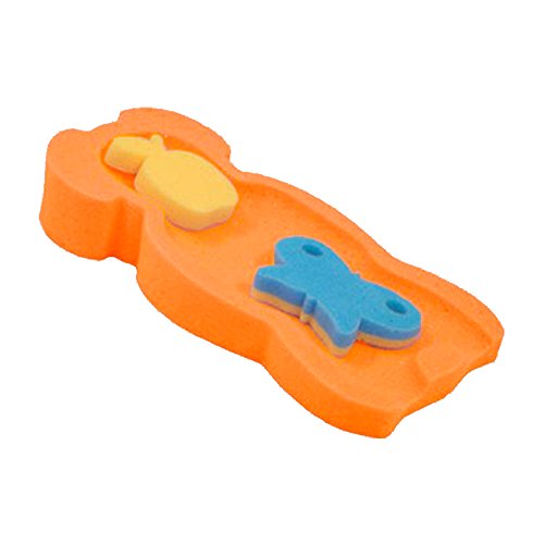 Soft Bathing Sponge Foam For Newborn + Sponges (Orange)