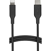 Amazon Basics - Cable USB-2.0 tipo C a Lightning (certificado MFi), 0.9 m, color negro