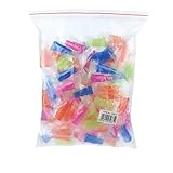 100 Mundstücke für Shisha Hygiene Mundschutz Acryl Mundstück für Wasserpfeifen Bunt gemischt (3cm)
