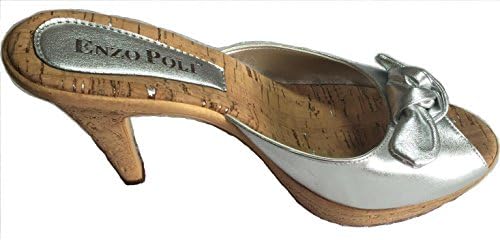 ELLIED Spain SILVER TELTI SHOES BOXED SIZE 39 (39) RRP £55