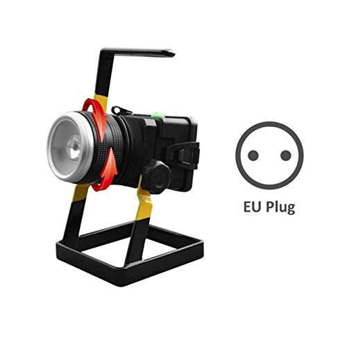 Projecteur--Projection-Rotative--Zoom-Orientable-Avec-Lampe-De-Secours-Mobile-Pour-Site-Minral-Immobilier-Camping-30W