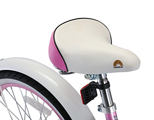 BIKESTAR® Premium Design Kinderfahrrad für coole Kids ab 6 Jahren ★ 20er Deluxe Cruiser Edition ★ Glamour Pink - 5