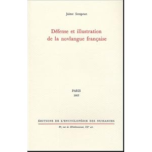 Défense et illustration de la novlangue française Livre en Ligne - Telecharger Ebook