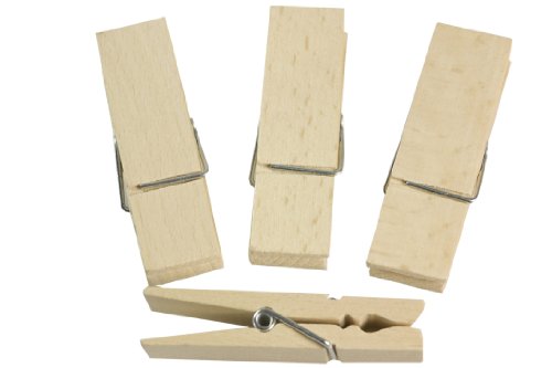Wäscheklammer Holz extra breit 20x70 mm/ VE 10