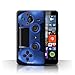 Produktbild Stuff4 Hülle / Case für Microsoft Lumia 640 XL / Blau Muster / Playstation PS4 Kollektion