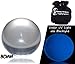 Produktbild UV Profi Acrylkugel 80mm (L) Acrylball Crystal für Kontaktjonglage / Jonglierbälle + Schutzkleidung Fleece gefüttert Reisetasche.