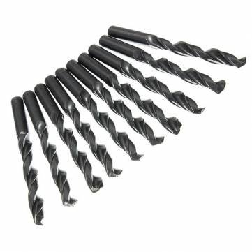 Preisvergleich Produktbild 10pcs HSS Zylinderschaft Schneckenwendel Spiralbohrer von 1-10mm