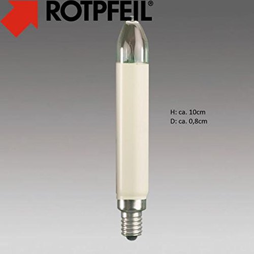 Rotpfeil Schaftlampen 3 x 8 V, 3 W, 3 Stück für 30-er L-Kette 860 083 0000