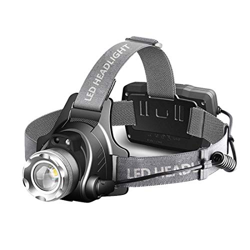 Preisvergleich Produktbild Olprkgdg Scheinwerfer Wasserdichte wiederaufladbare Taschenlampe-Langstreckenscheinwerfer Am besten für Camping, Draußen, Erwachsene. (Design : White Light)