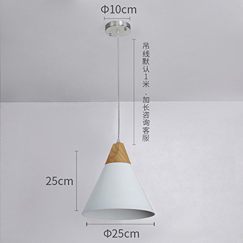 Preisvergleich Produktbild XQK Moderne Deckenleuchte Kreativität Kronleuchter der Leiter der Japanischen Kunst Eisen einzelne kleine Kopf Silver Shield 14 cm Single Head gilt für Schlafzimmer, Wohnzimmer, Küche, Balkon