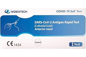 BRIJAY 5 Test WizBiotech Autotest Antigenico rapido Sars CoV-2, Corona Virus Antigen Rapid Test Covid-19 Tamponi Nasali (5 Self Test in ogni Scatola) CE1434…