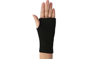 GUTEINTE Fascia Elastica Mano Polso, Supporto per Mano Polso, Supporto per Sport, Palestra, Lavoro, Adatto per Uomini e Donne, 2 Pezzi (nero)