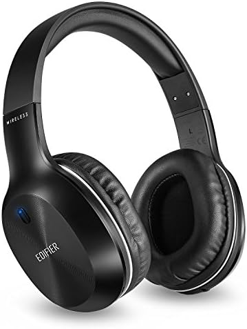 Bluetooth Wireless Headphones, Edifier Over-Ear Hi-Fi Stereo Headset 70 Hours Playtime Headphones with Noise Canceling Microphone, Supports Hands-Free Calling and Wired Mode for Phone/ TV/ PC/ Laptop and More Bluetooth devices (Black)
