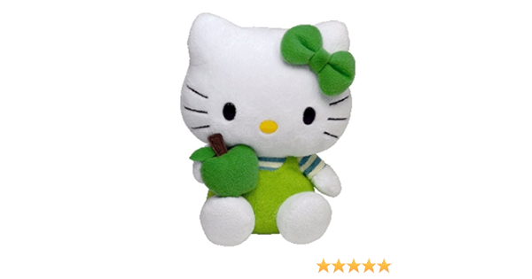 Ty Licensed Beanie Hello Kitty Baby Soft Toy Green Apple Amazon Co Uk Toys Games