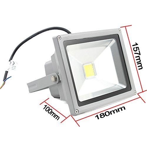 Hengda® 4x 20W LED Fluter IP65 wasserdicht Wandleuchter Flutbeleuchtung Scheinwerfer AC85-265V Wasserdicht Outdoor LED Strahler kaltweiß Energiesparend - 2