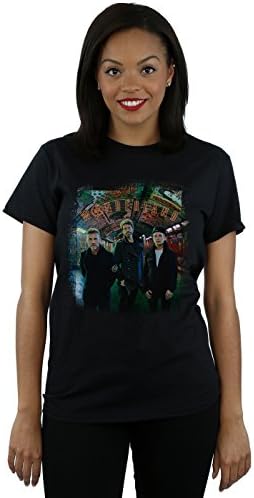Take That Women's Wonderland Tunnel Boyfriend Fit T-Shirt Small Black