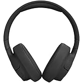 JBL Tune 770NC Wireless Over-Ear Headphones, with Adaptive Noise Cancelling, Bluetooth and 70 hours Battery Life, in Black