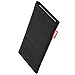 Price comparison product image fitBAG Rave Black custom tailored sleeve for ZTE Blade V8 | Made in Germany | Fine suit fabric pouch case cover with MicroFibre lining for display cleaning