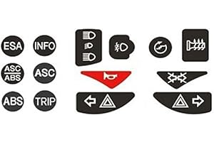 MOTO DISCOVERY Naklejki zamienne do przełączników sterowania do BMW R1200GS / R1200R / F650GS / F800GS / F800R do 2012