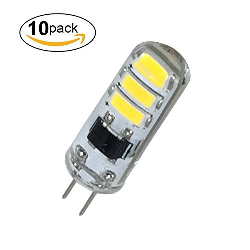 Preisvergleich Produktbild G4 LED 2w Warmweiß Dimmbar AC / DC12V, 10er Pack