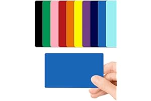 CKB LTD PVC-Karten aus Kunststoff, blanko, 760 Mikron, Standard, CR80, Ausweis, Kreditkartengröße 86 x 54 mm, bedruckbar, ideal zum Überdrucken in jedem Desktop-ID-Kartendrucker, Mittelblau, glänzend,