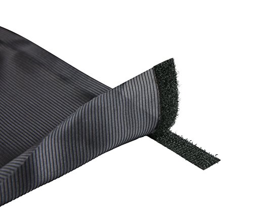 Windhager Pollen-Stop Gewebe, 130 x 150 cm inklusive Klettband, schwarz, 03382 - 4