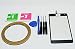 Produktbild MIYI Neu Schwarz Touchscreen Digitizer Front Glas Scheibe Display Ersatz Reparatur Für Nokia Microsoft Lumia 535 ( Ver: CT2C1607FPC-A1-E )+ Aufkleber + Werkzeuge + Reinigungsset