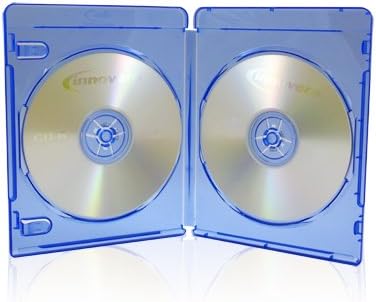 Media Replication Blu-Ray 11mm Storage Cases for Double (2) Disc With Logo (Pack of 50)