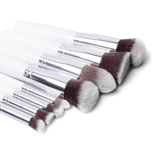 XCSOURCE 8 tlg Profi Make Up Pinsel Set Lidschattenpinsel Rougepinsel Stiftung Pinsel Puderpinsel Kosmetik, Salon, party weiß MT79 - 3