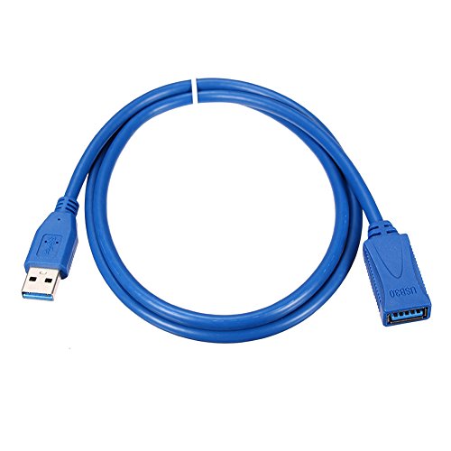 TOOGOO (R) 3Ft 1M USB 3.0 A Stecker auf Buchse Super Speed ??Verlaengerungskabel fuer PC Laptop - 3