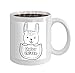 Produktbild 11 oz Coffee Mug Pocket Easter Bunny Childish Print Kitty Black White Coloring Book Novelty Ceramic Gifts Tea Cup