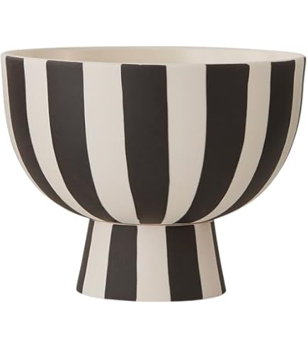 Japandi keramische vaas decoratie - wit met een twist