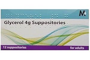 HAYMAX Glycerol Suppositories (Adult Sized) x 12
