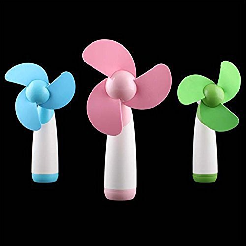 Yidarton Persönliche Hand Tragbaren Batteriebetriebenen Mini Luft Ventilator für zu Hause und Unterwegs (Rosa) - 6