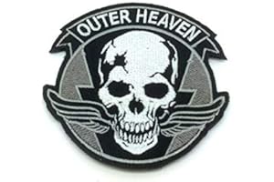 PATCH NATION Outer Heaven Metal Gear Solid Embroidered Airsoft Paintball Patch (Black)