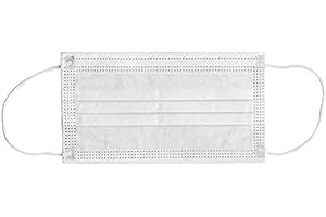 Gima - Gisafe Masque Chirurgical Filtrant, EFB> 98%, Jetable, 3 Épaisseurs, Type IIR, avec Élastiques, Bande Nasale Conformable, Adultes, Couleur Blanc, CE DM Classe I, Boîte de 50 unités 20698