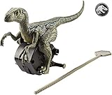 máscara eletrônica - jurassic world 2 - velociraptor - mattel El surtido Persecución Jurásica está formado por figuras de dinosaurios y personajes inspirados en la película de Jurassic World que salen disparados cuando se introduce la varilla en el muñeco y se saca rápidamente.