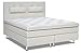 Produktbild Boxspringbett SIMILAN, Box: Bonell - Federkern, Matratze: Taschen - Federkern, Top Matress: Schaumstoff - Liegefläche: 180 x 200 cm - Farbe: Creme