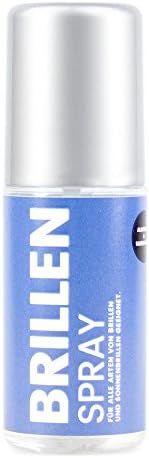 Glasses cleaner | cleaning spray for glasses, reading glasses and sunglasses | lenses of plastic and glass | cleaning glasses works anti-statically with anti-dirt effect | spectacle cleaning spray 115 ml.