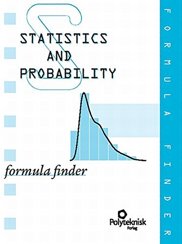 Formula Finder - Statistics and Probability by Philip Anton (2012-02-01)