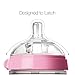 Comotomo Natural Feel Baby Bottle (250 ml, Pink, Pack of 2)