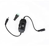 DC 12V-24V Luz de tira LED encendido / apagado interruptor, conector DC Macho y Hembra