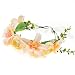 Produktbild Namgiy Kopfbedeckung Blume Stirnband Blumen Krone Haar Zubehör Outdoor Hochzeit Urlaub, champagnerfarben, m